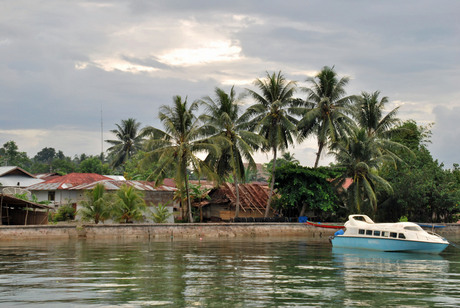 Ihamahu op het eiland Saparua (Molukken) Indonesië