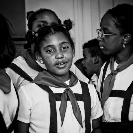 Cuban schoolgirl