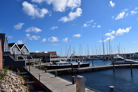 Haven in Grenaa, Denemarken