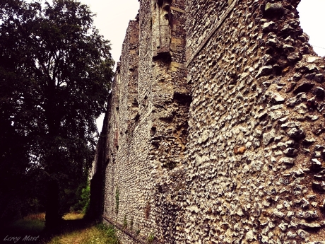 muur van een kasteel