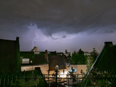 Onweer boven Deventer