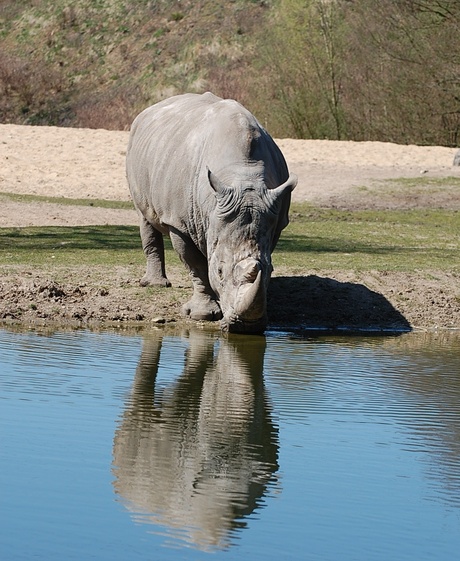 ik ben lekker aan het water drinken