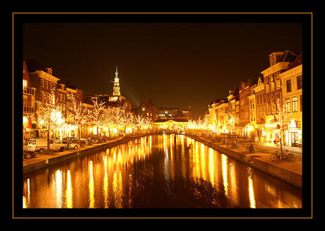 Leiden bij nacht exposure