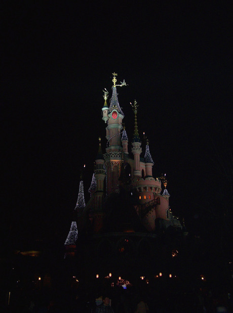 Disneyhotel by night