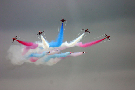 Dark Red Arrows