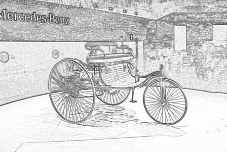 1e Benz Patent-Motorwagen 1886