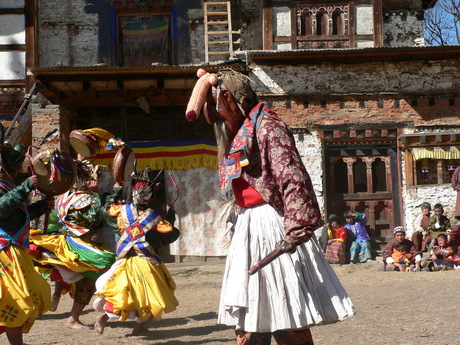 Traditioneel Festival Bhutan