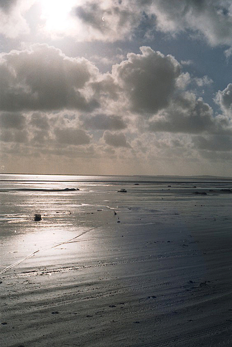 Het wad vanaf Terschelling