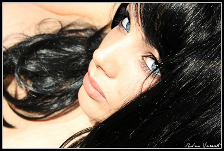 Behind blue eyes.