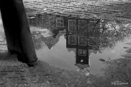 Amsterdam- weerspiegeling na regenbui