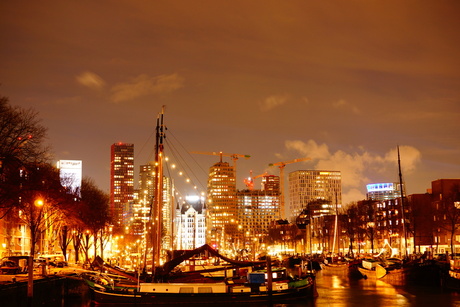 Rotterdam-Haringvliet by night