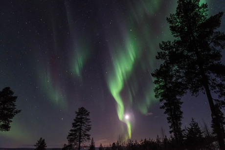 Aurora Borealis in Jerisjärvi