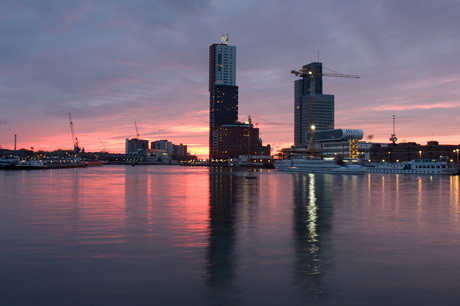 Zonsondergang Kop van Zuid