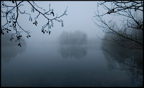 Eiland in de mist