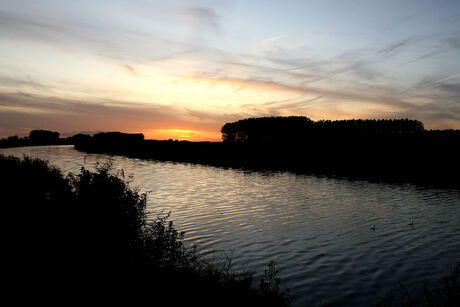 Zonsondergang Zeedijk