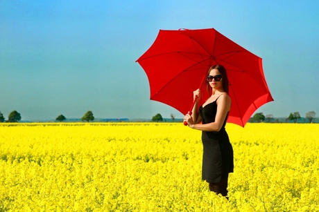 red umbrella