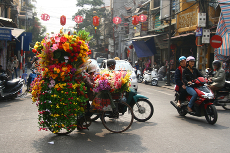 Bloemen vanuit Hanoi