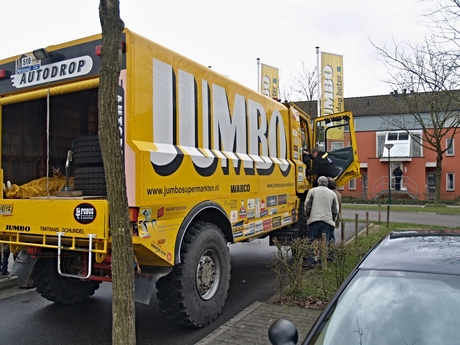 De Dakar Rally Jumbo truck.