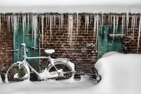 Frozen bike
