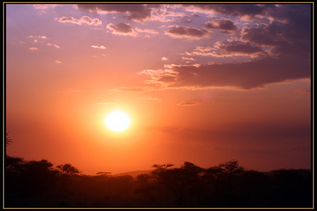 Zonsondergang Tanzania
