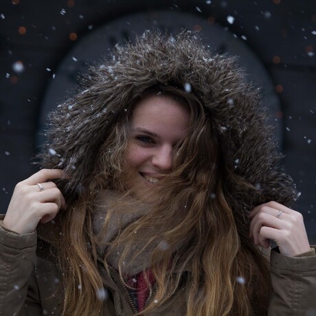 Mixing snow with little lights