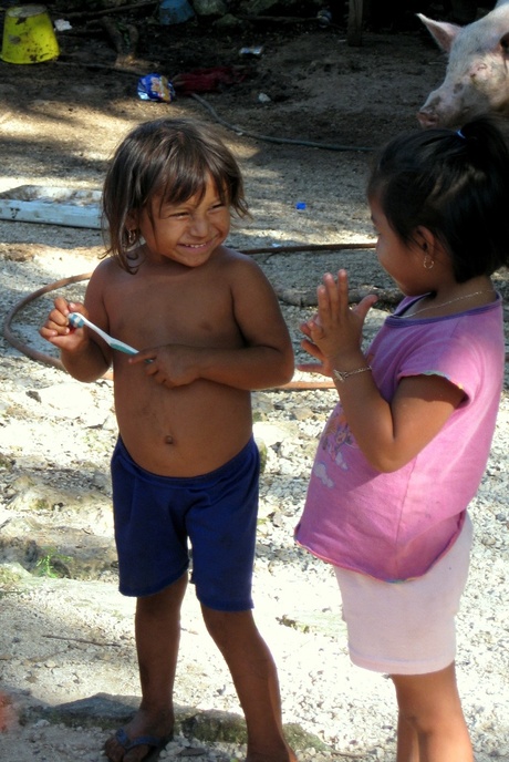 maya kindjes in mexico