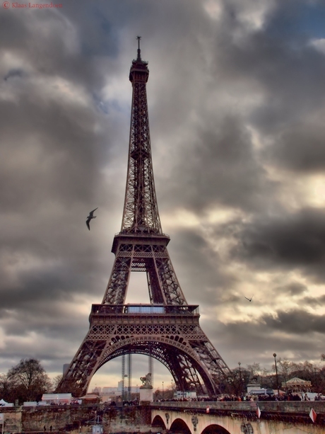 De Eifeltoren in hdr