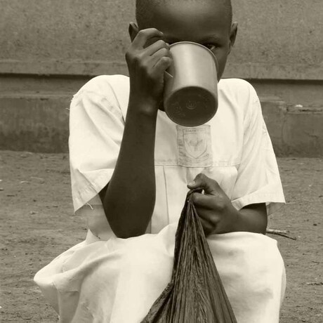 Drinking girl