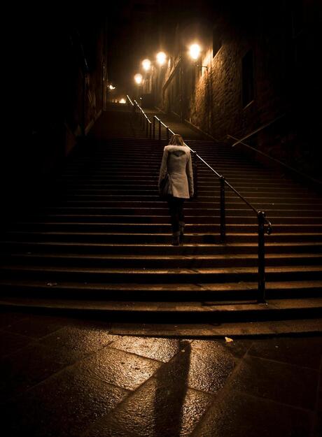 Royal mile of stairs
