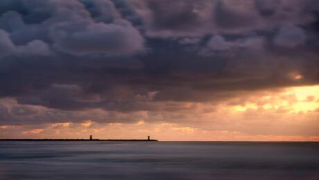 Stormclouds at sea