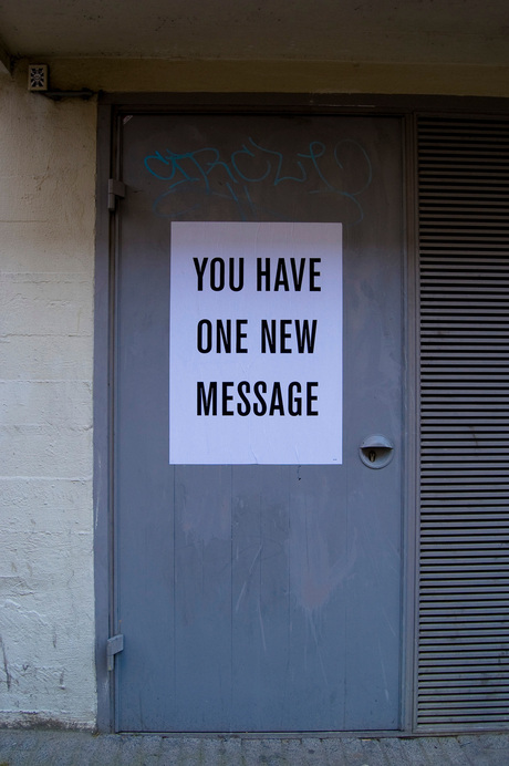 You have one new message