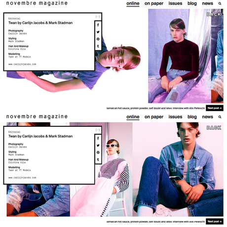 novembre magazine by carlijn jacobse