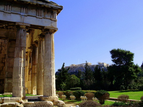 Griekse Agora in Athene