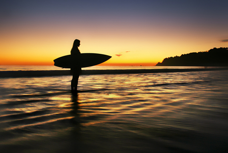 Surfster silhouet