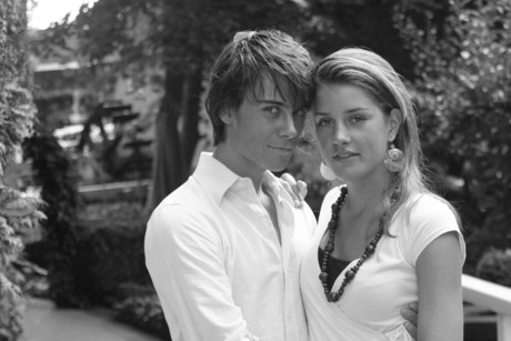 Couple - b&w