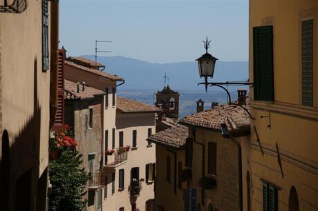 straatbeeld Toscane