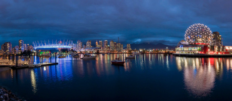 Vancouver by night