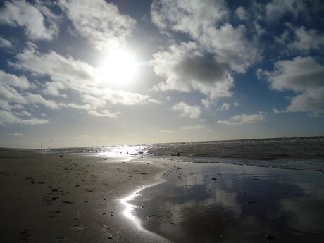 strand bij lage zon@pl