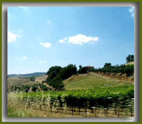 Toscane vanuit de auto