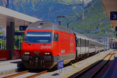 SBB Regio Express in Visp