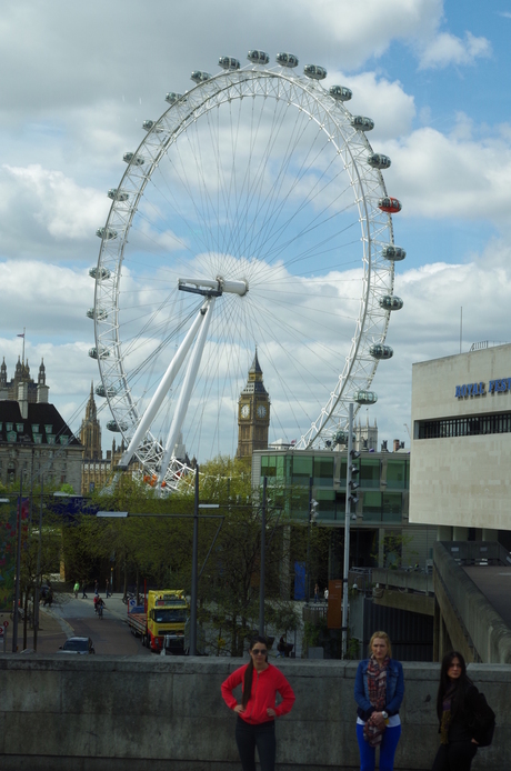 london eye met de big ben er door