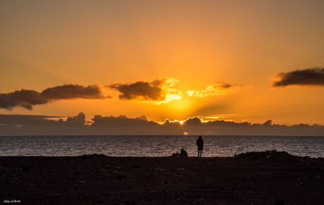 La Palma - zonsondergang bij Puerto de Tazacorte 2