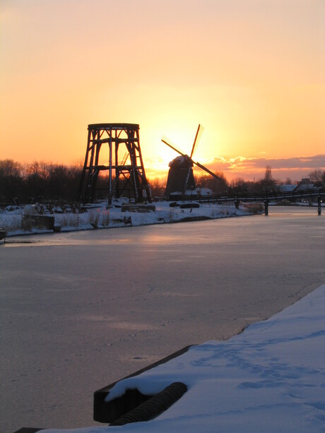 Afgebrande molen