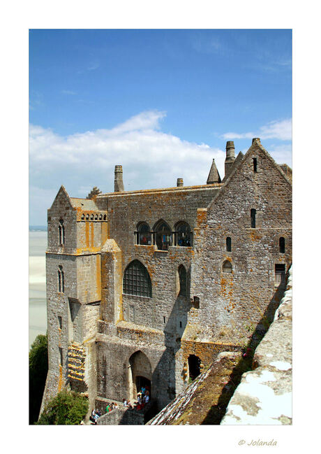 De abdij van de Mont Saint Michel 2