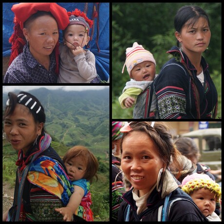 minorities met baby (Vietnam)