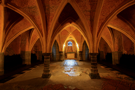 Kathedraal te Saint Hubert, België