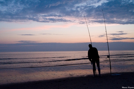 Lonely fisherman