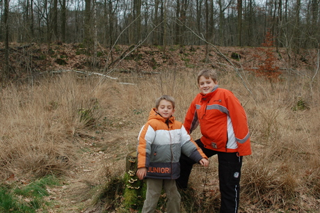 dag in het bos