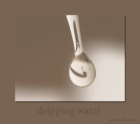 dripping water