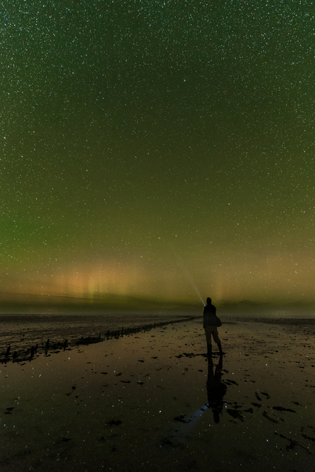 Enjoying the stars and northern lights